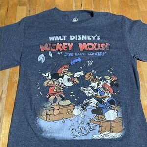 Disney Mickey Mouse the band concert tshirt